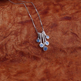 Stone Studded Hangging  Pendants With Chain